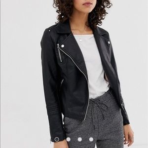 Faux Leather Jacket